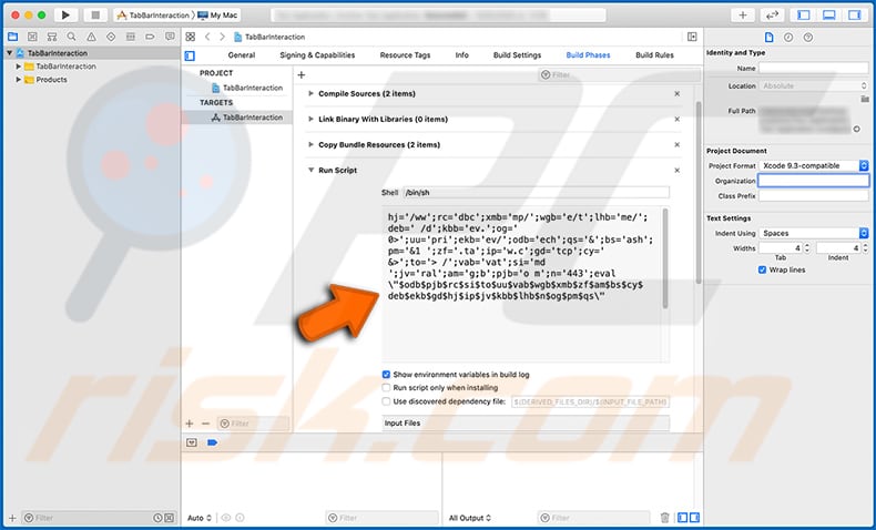 Malware XcodeSpy instalado el backdoor EggShell