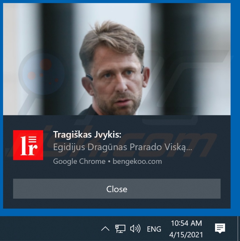 Anuncio entregado por bengekoo[.]com