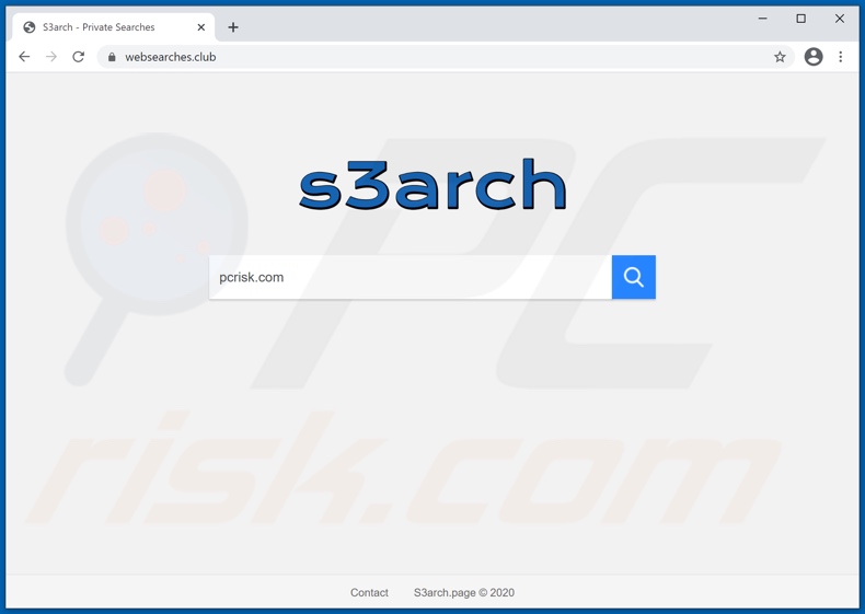 Secuestrador de navegadores websearches.club