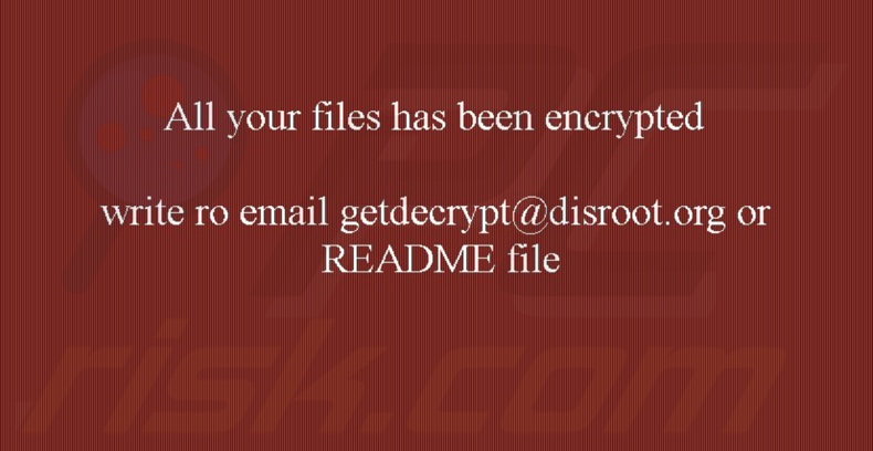 Fondo de escritorio del ransomware Venus