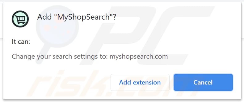 Secuestrador de navegador myshopsearch.com