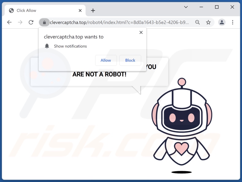 Redirecciones emergentes de clevercaptcha[.]top
