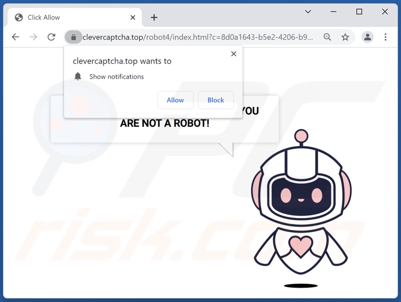 Redirecciones emergentes de clevercaptcha[.]top