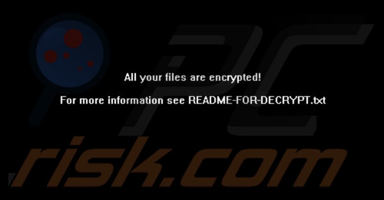 Fondo de escritorio del ransomware Diavol