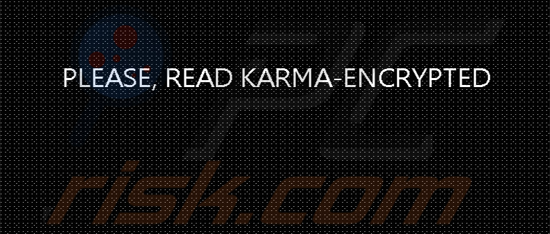 Fondo de escritorio del ransomware Karma Group
