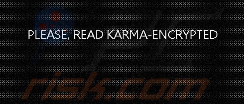 Fondo de escritorio del ransomware Karma Group
