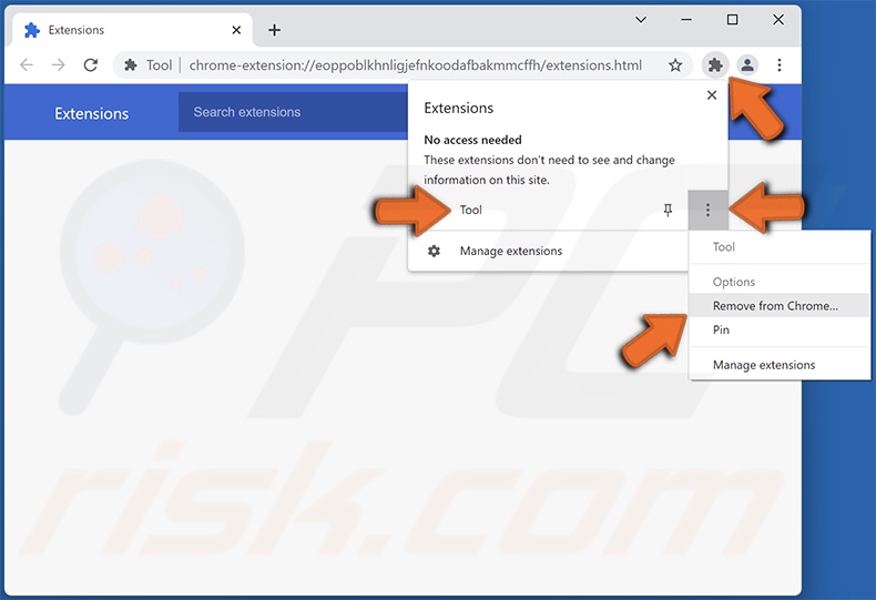 Happyquokka.xyz que promueve los pasos de eliminación manual del secuestrador de navegador (