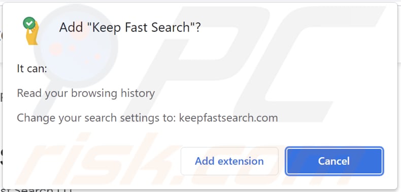 Secuestrador de navegador keepfastsearch.com
