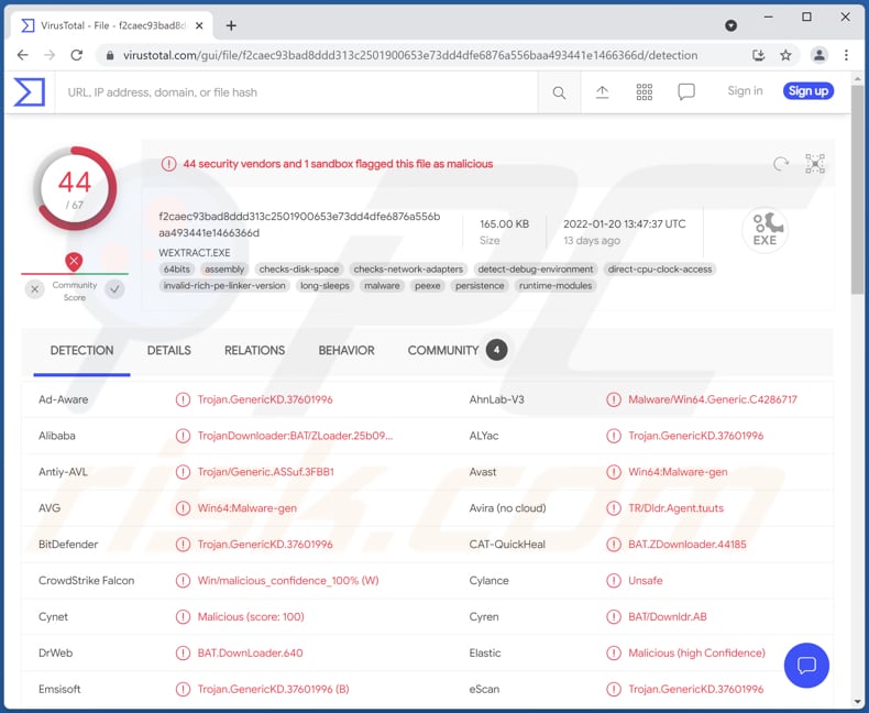 Malware BATLOADER