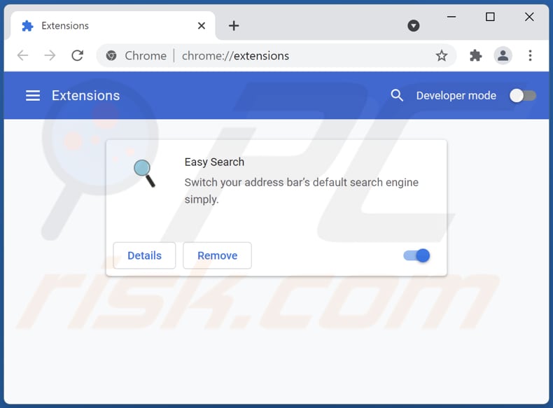 Eliminando las extensiones de Google Chrome relacionadas con searcheq.com