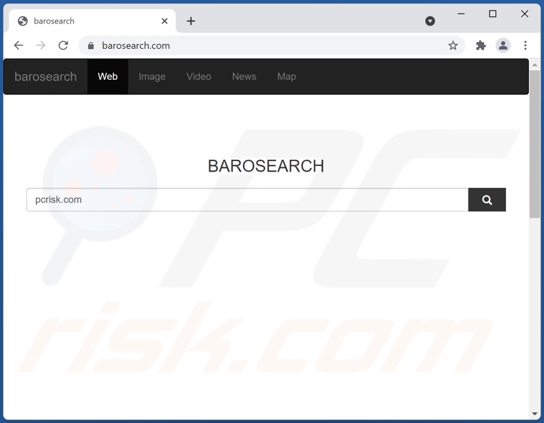 Secuestrador de navegador barosearch.com