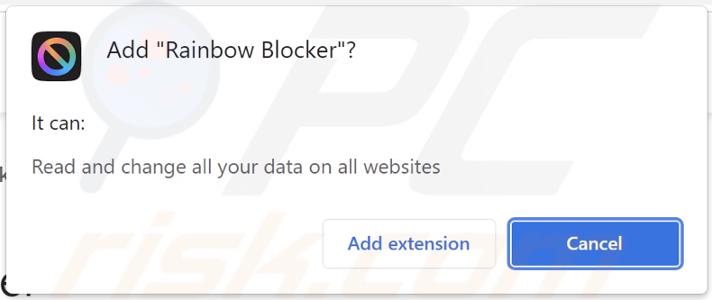 Adware rainbow blocker