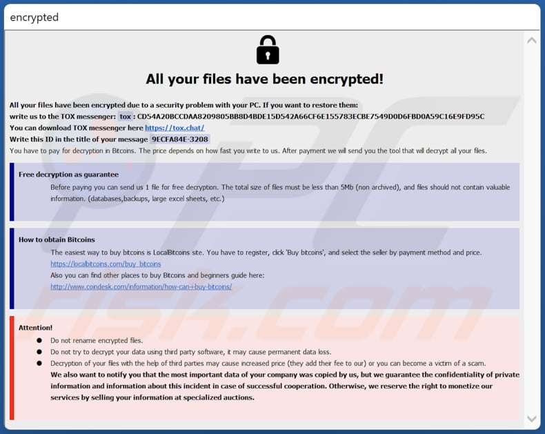 Archivo HTA del ransomware GUCCI (info.hta)