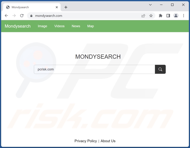 mondysearch.com secuestrador del navegador