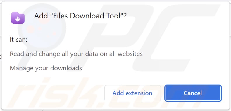 El adware Files Download Tool