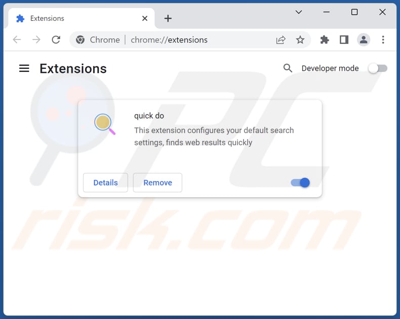 Eliminar las extensiones de Google Chrome relacionadas con quicknewtab.com
