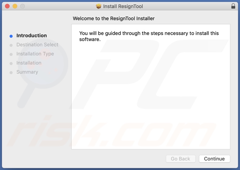 Configuración de instalación del troyano KEYSTEAL