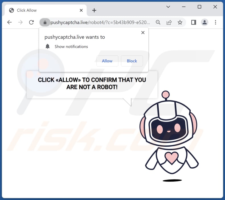 Anuncios de pushycaptcha[.]live