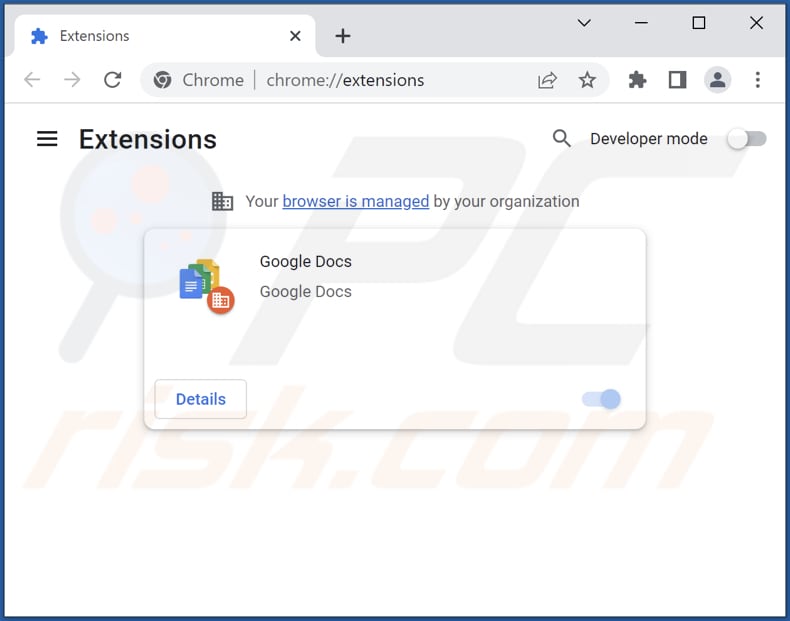 Cómo eliminar las extensiones de Google Chrome relacionadas con privatesearches.org