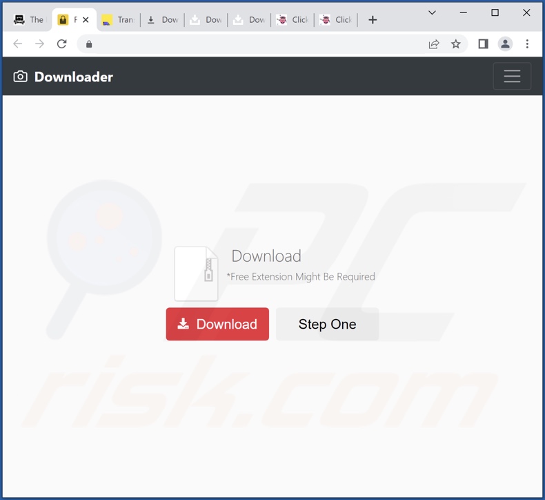 Sitio web engañoso que promociona el adware Video Player Plus