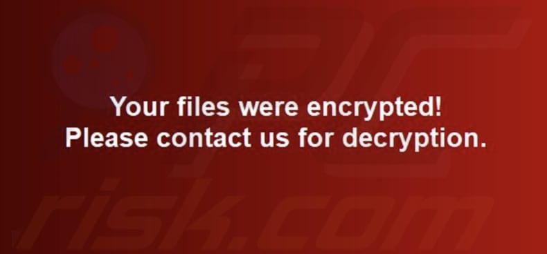 Fondo de escritorio del ransomware ZFX