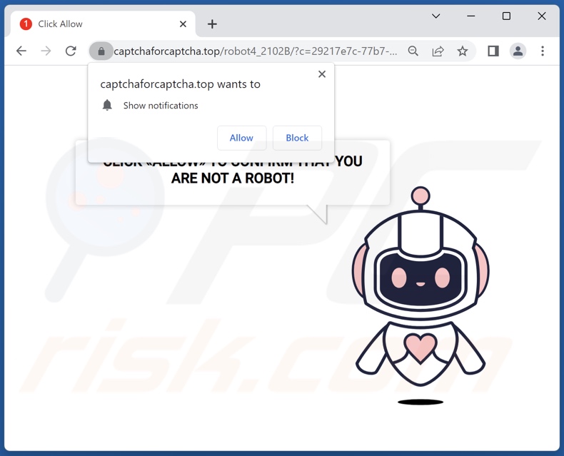 redireccionamientos emergentes de captchaforcaptcha[.]top