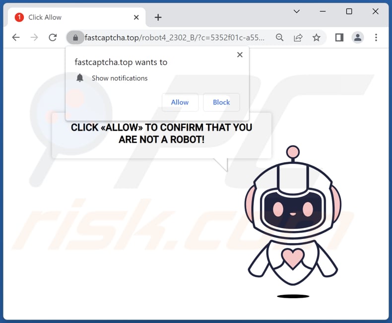 Anuncios de fastcaptcha[.]top