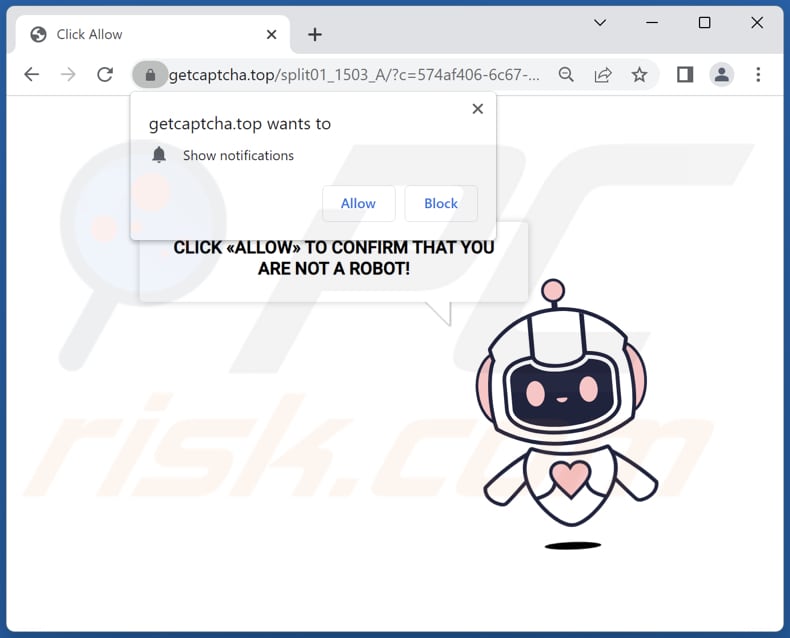 Anuncios de getcaptcha[.]top