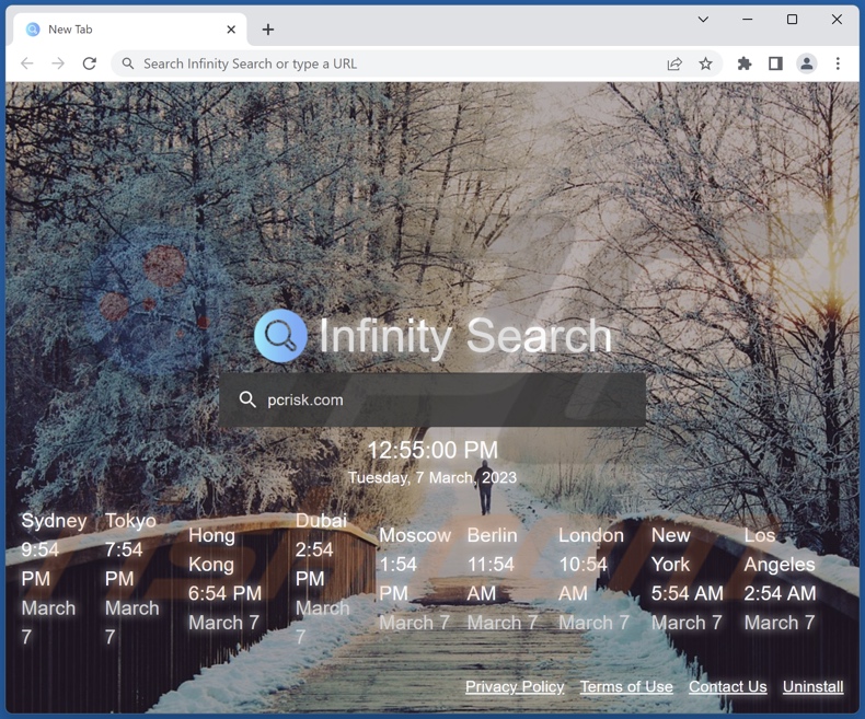 search.infinity-searches.com browser hijacker