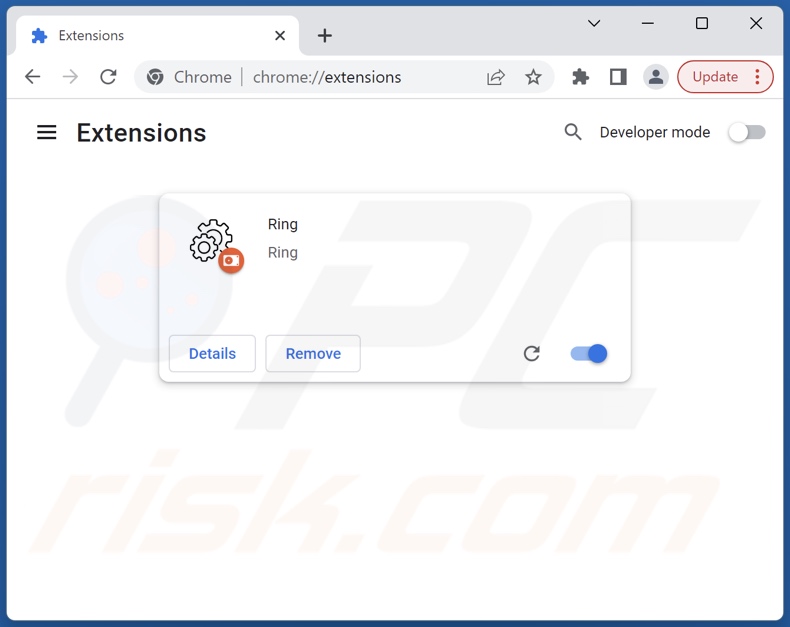Cómo eliminar las extensiones de Google Chrome relacionadas con dmiredindee.com