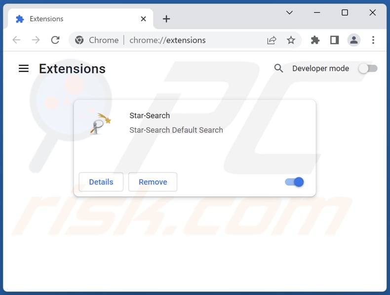 Cómo eliminar las extensiones de Google Chrome relacionadas con star-search.xyz