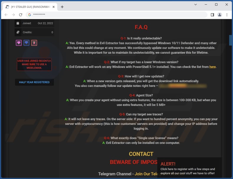 Evil Extractor foro de hackers