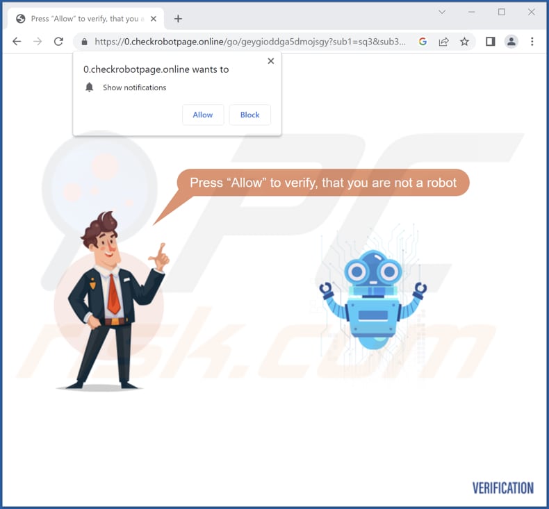 Anuncios de checkrobotpage[.]online