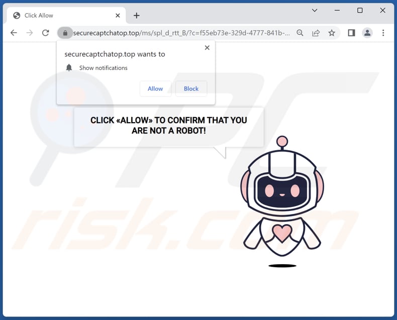 Anuncios de securecaptchatop[.]top