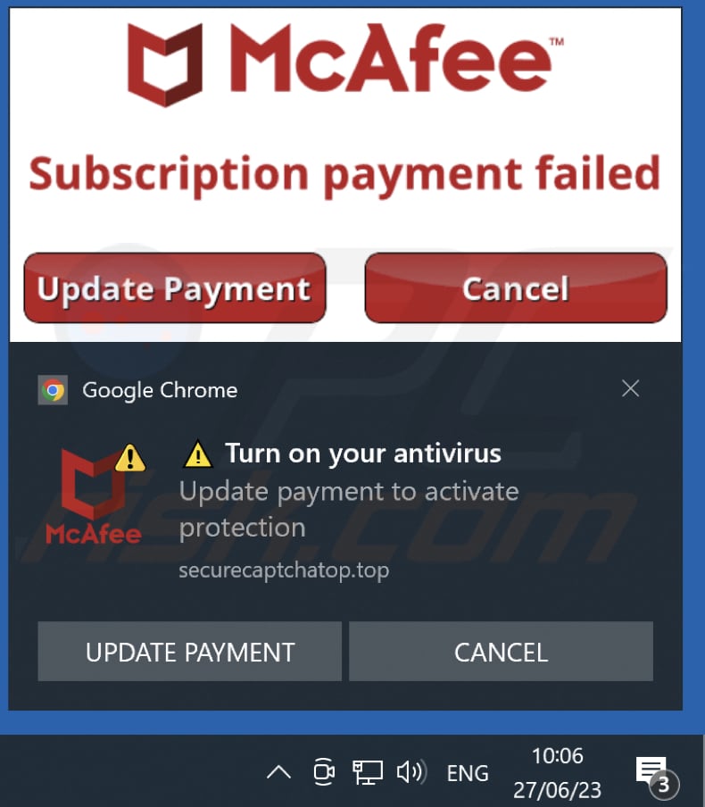 notificación de securecaptchatop[.]top