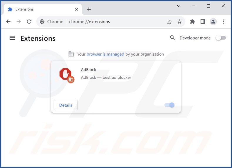 Eliminar anuncios no deseados de Google Chrome paso 2