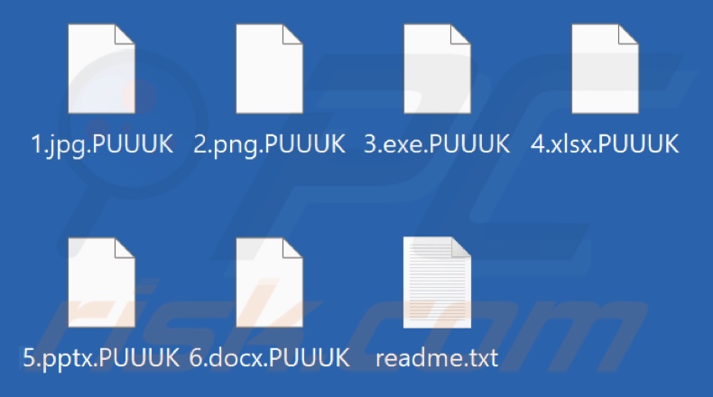 Archivos encriptados por el ransomware BIDON (extensión .PUUUK)