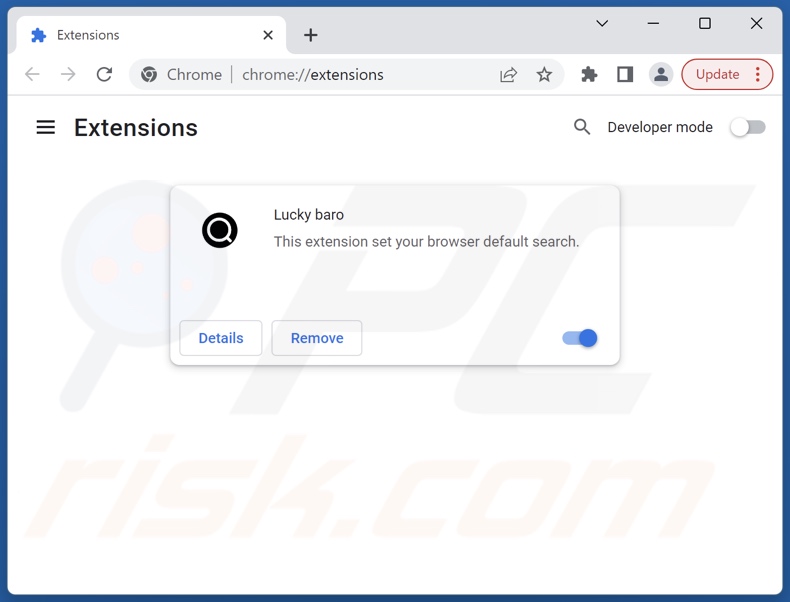 Cómo eliminar las extensiones de Google Chrome relacionadas con barosearch.com