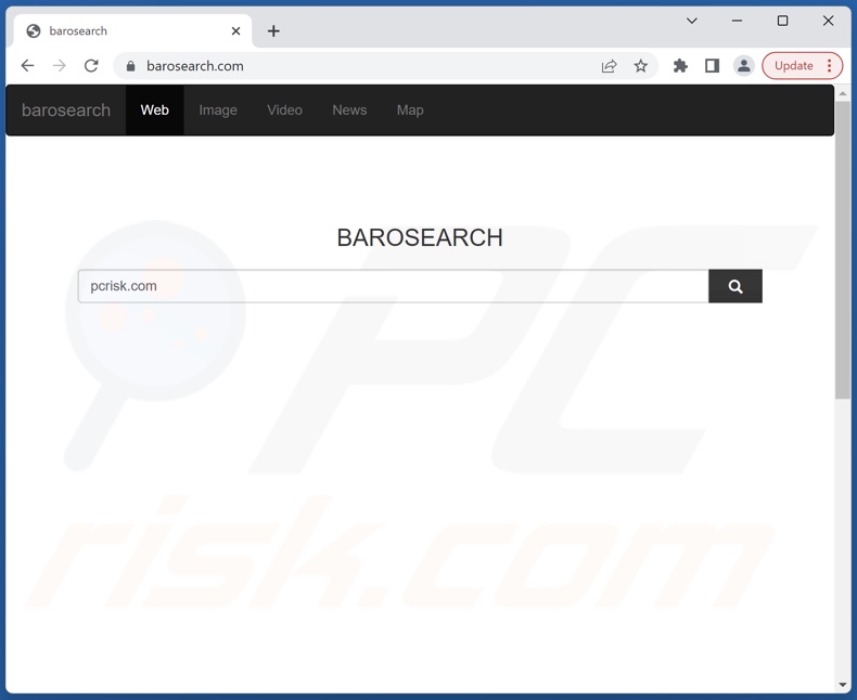 El secuestrador del navegador barosearch.com