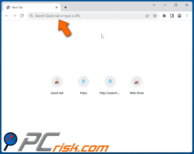 Tailsearch.com redirige a bing.com a través de search-checker.com