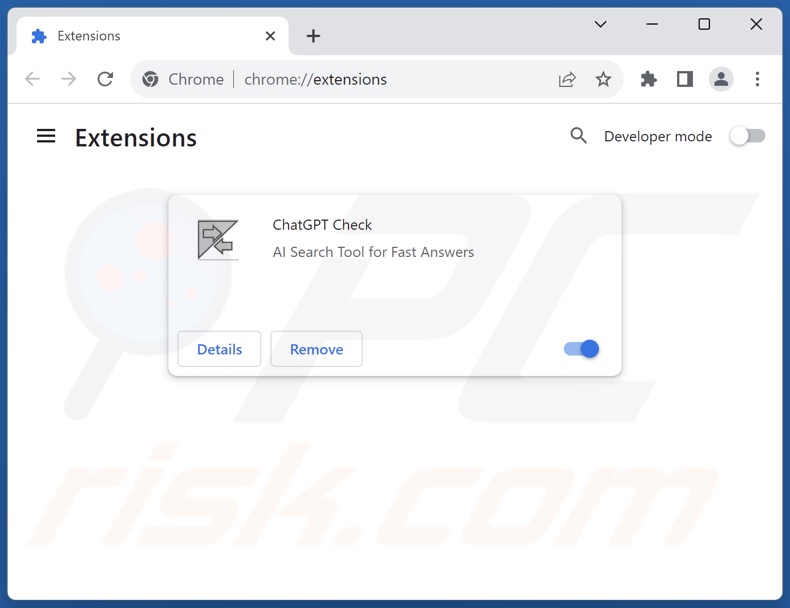 Eliminar extensiones de Google Chrome relacionadas con chatcheckext.com