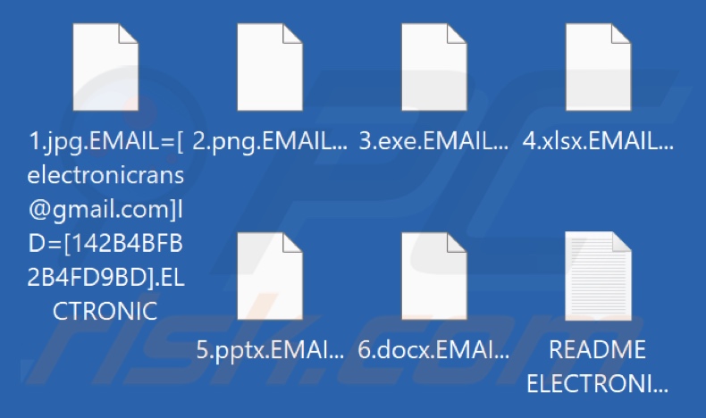 Archivos cifrados por el ransomware Electronic (extensión .ELCTRONIC)
