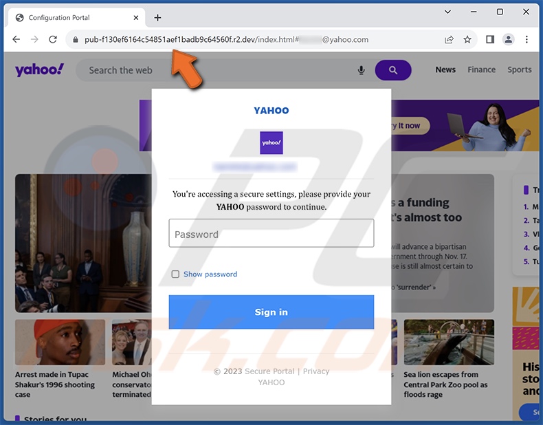 El correo electrónico fraudulento Expiry Notice promociona el sitio web de phishing