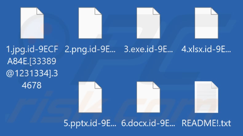 Archivos encriptados por el ransomware 34678 (extensión .34678)