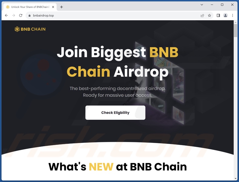 Estafa BNB Chain Airdrop