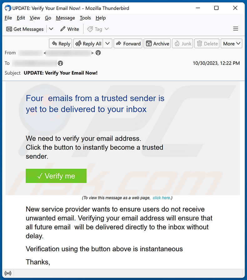 Estafa Emails From A Trusted Sender (2023-11-08)