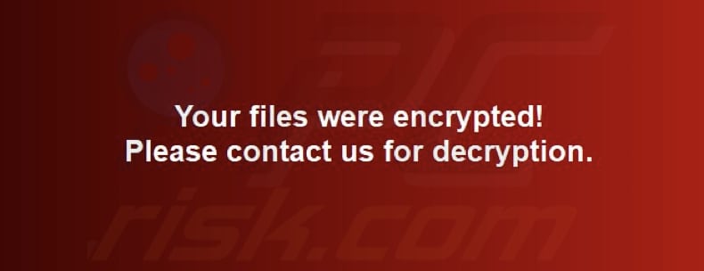 Fondo de escritorio del ransomware ChocVM