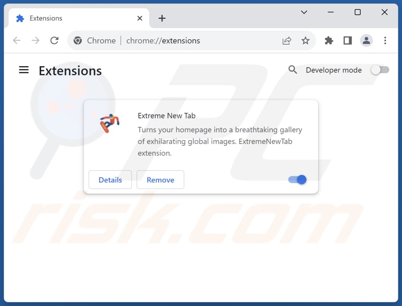 Cómo eliminar las extensiones de Google Chrome relacionadas con extremenewtab.com
