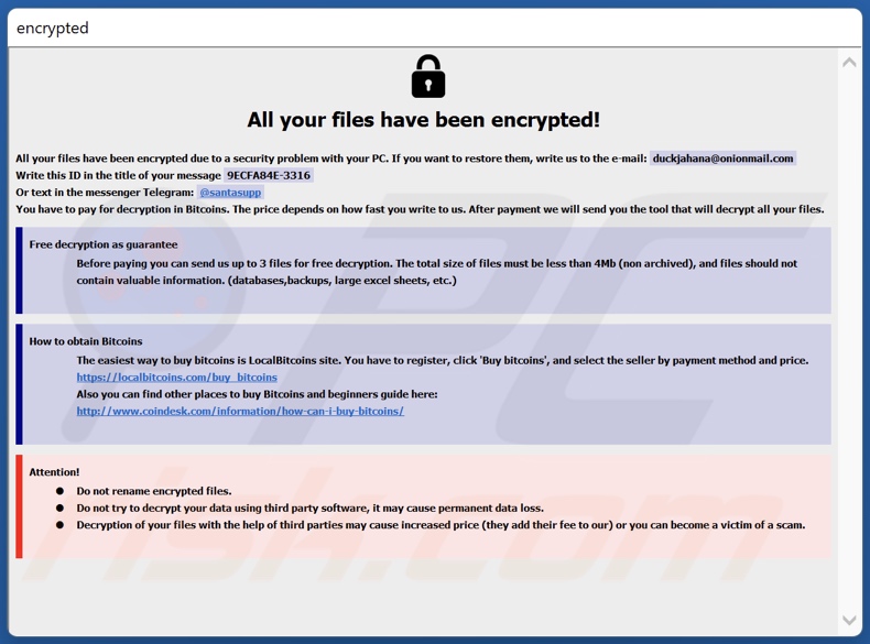 Nota de rescate del ransomware Mango (info.hta)