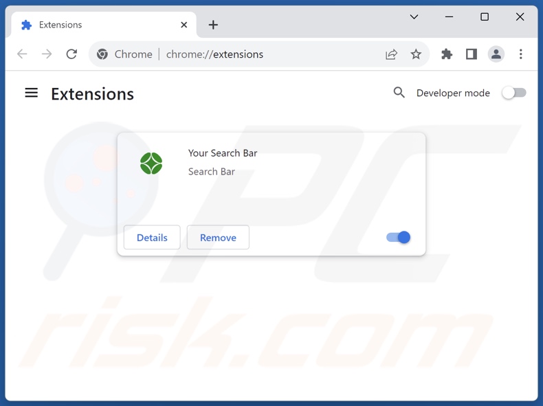 Cómo eliminar las extensiones de Google Chrome relacionadas con yoursearchbar.me